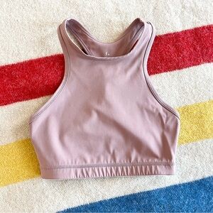 G. Label Sport by Goop crop top/sports bra in Desert Rose